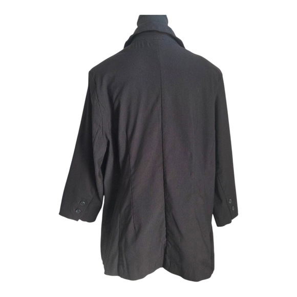 In Every Story Chic Black Women's Blazer Wirh 3/4 Sleeves Size 1X - Picture 3 of 5